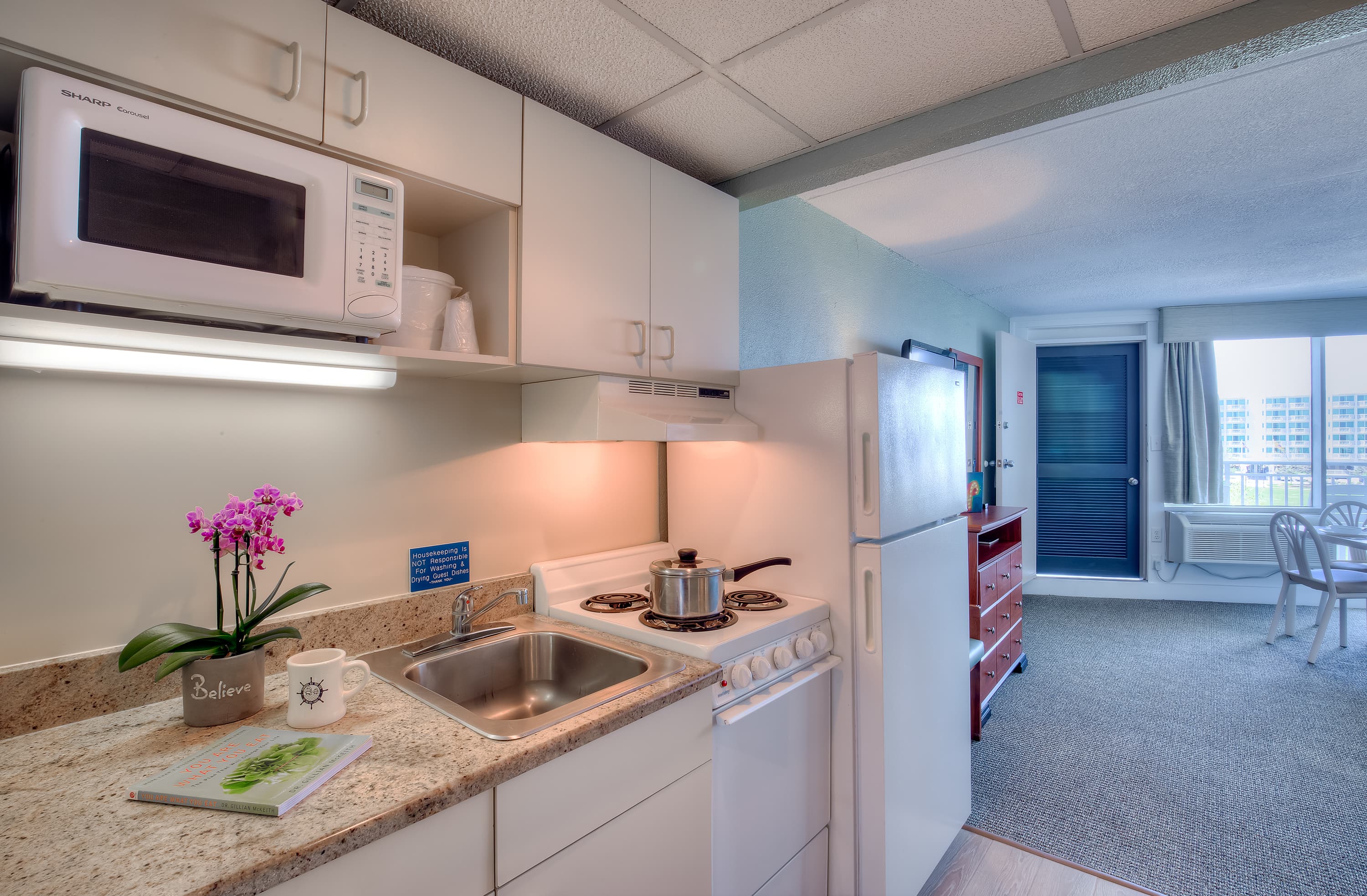 An updated kitchen