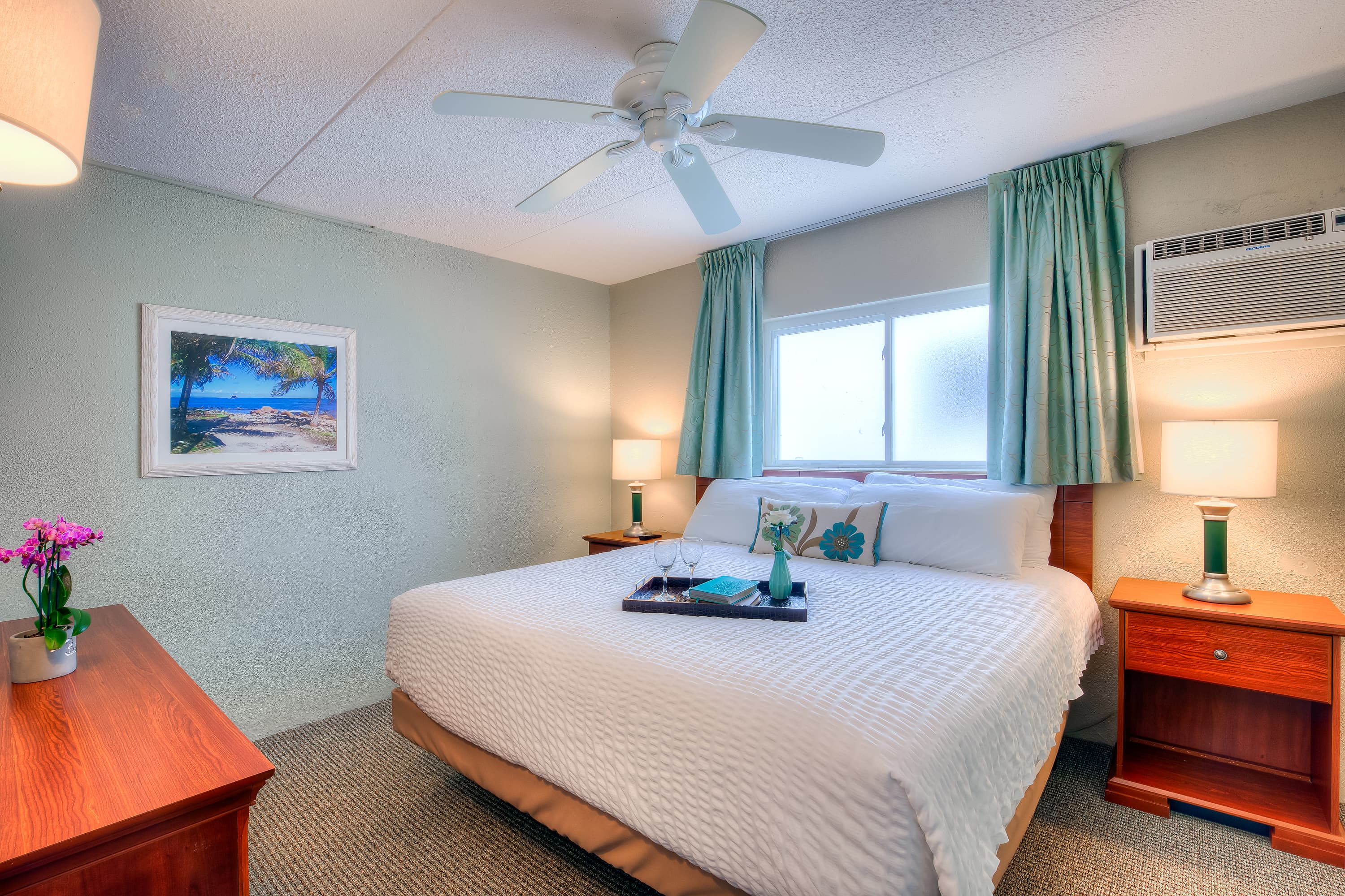 Bedroom with king bed