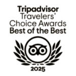 Logo for TripAdvisor's Travelers' Choice Awards, labeled "Best of the Best."