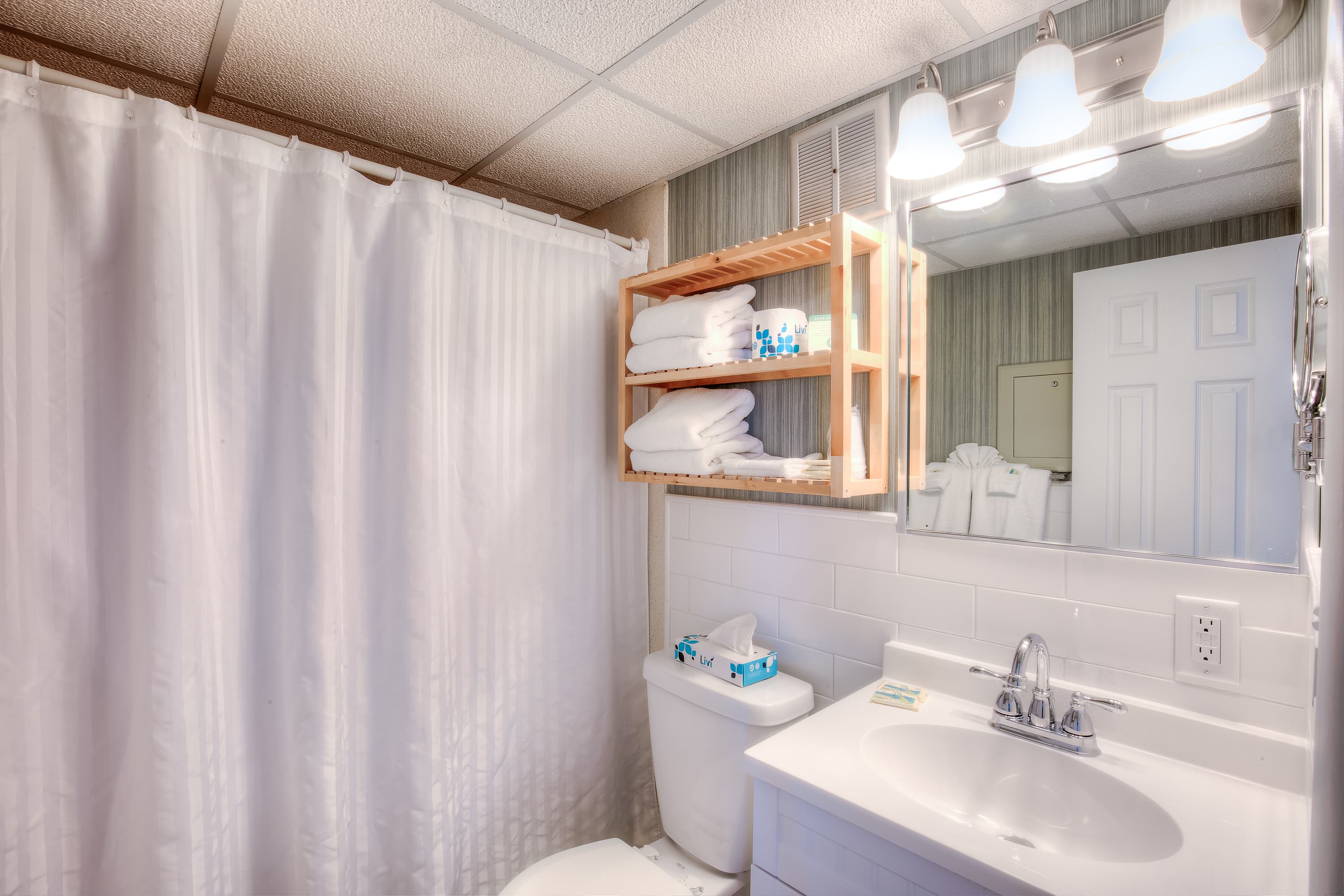An updated bathroom