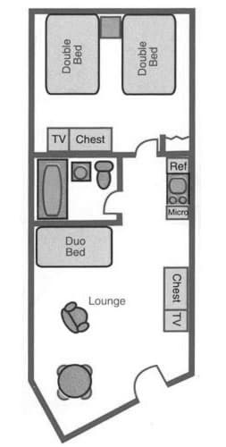 433 sq ft